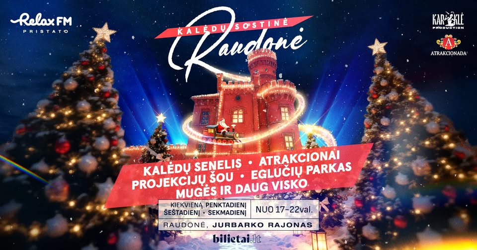 kaledu sostine raudoneje
