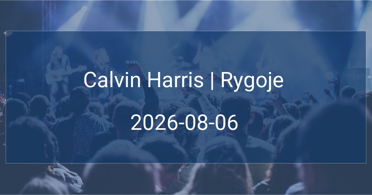 Calvin Harris | Rygoje